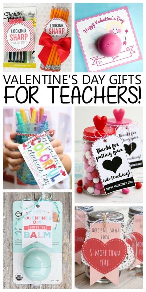 Valentine's Day Gifts For Teachers Selamat Hari Valentine, Gift Ideas For Teachers, Saint Valentin Diy, Valentines Bricolage, Ideas For Teachers, Valentinstag Party, Valentines Gift Bags, Teacher Valentine Gifts, Valentine's Day Gift Ideas