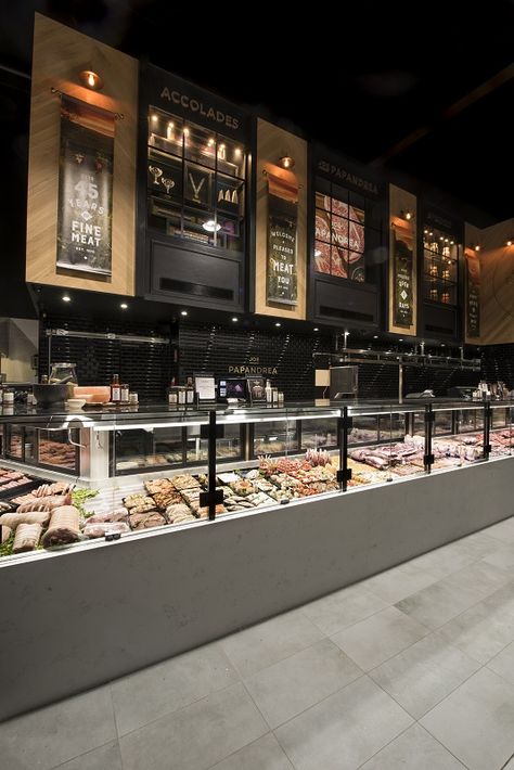 Meat Store, Deli Shop, Bakery Shop Design, Bakery Interior, Bakery Design Interior, Grocery Store Design, Food Retail, Beer Shop, Meat Shop