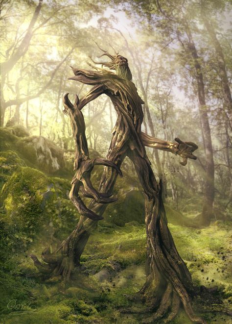 Middle Earth Art, Tree People, Savage Worlds, Fantasy Heroes, Lotr Art, Forest Creatures, Pretty Images, Creature Feature, Cartoon Character Design