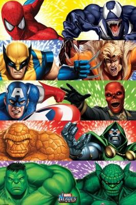 Good / Evil Abomination Marvel, Heroes Vs Villains, Avengers Earth's Mightiest Heroes, Villains Party, Poster Marvel, Marvel Characters Art, Hero Poster, Marvel Artwork, Marvel Villains