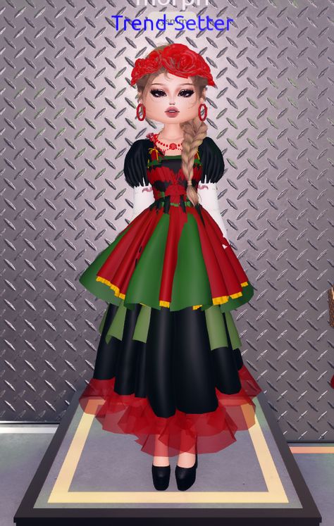 dti outfit polish folklore Dress To Impress Folklore Theme, Folklore Dress To Impress Outfit, Dress To Impress Folklore, Dti Folklore, Folklore Outfit, Polish Dress, Polish Folklore, Folklore Dress, Roblox Dress