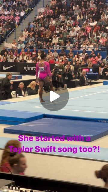 Stephanie Smith on Instagram: "This woman can FLY! Holy gymnastics! #simonebiles" Gymnastics Simone Biles, Rythmic Gymnastic Aesthetic, Gymnastics Poses For Pictures, Gymnast Split, Simone Biles Gymnastics, Simone Biles Instagram, Black Gymnast, Famous Gymnasts, Gymnastics Wallpaper