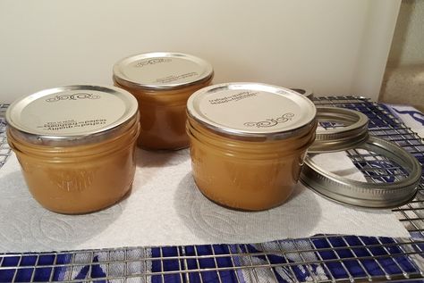 Carefully Remove the Jars and the Metal Rings Image Dry Canning Sugar, Cinnamon Applesauce, Christmas Jam, How To Make Caramel, Favorite Dessert Recipes, Homemade Caramel, Homemade Remedies, Homemade Treats, Caramel Sauce