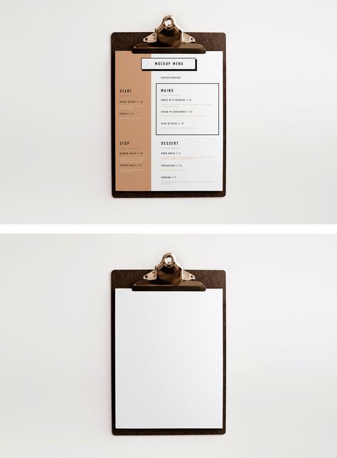 Menu Mockup Free, Wooden Menu Board, Mockup Graphic Design, Menu Clipboard, Menu Project, Restaurant Menu Card, Diy Clipboard, Restaurant Card, Wood Menu