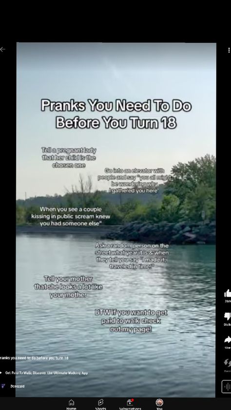 Pranks you need to do before you turn 18. Pranks To Do, I'm Crazy, Kissing Couples, Im Crazy, Say You, Stuff To Do, Knowing You, Like You, Things To Do