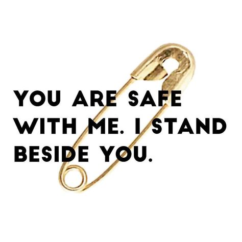 #safetypin #solidarity #youarenotalone Safety Pins, Safety Pin, Stand By Me, Social Justice, Extra Large, Meant To Be, Let It Be, How To Plan, Quotes