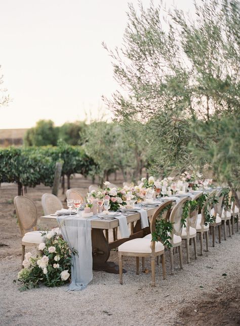 Intimate vs. Grand Wedding: The Tips on Choosing the Right Wedding Size - Bridestory Blog Sunstone Villa, San Luis Obispo Wedding, Metal Pergola, Olive Grove, Wine Country California, Santa Barbara Wedding, Country Design, Wedding Tablescapes, White Party