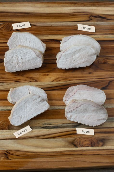 I've done the testing to get perfect timing! Learn how to brine pork loin like an expert, so that you always have tender and moist pork. #brining #porkloin #brinerecipe #porkbrine via @cookthestory Brined Pork Loin Recipes, Brined Pork Loin Roast, Brine For Pork Roast, Pork Loin Brine Recipes, Brine For Pork Loin, Brine For Pork Loin Roast, Brine For Meat, Pork Roast Brine, Pork Loin Brine