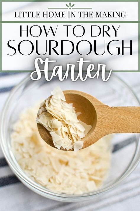 If you're looking for a way to preserve your sourdough starter, or have a backup for another day, you HAVE to learn how to dry your sourdough starter. Not only is this easy, but it can be stored indefinitely in the freezer if needed! A great way to have a sourdough starter backup, and perfect for shipping sourdough starter to friends, family, or customers. You'll love this easy sourdough tip for keeping a backup, and it's great for long term storage too. Dry Sourdough Starter, Sweet Sourdough Bread Recipe, Sourdough Quick Bread, Dried Sourdough Starter, Sourdough Starter From Scratch, Active Sourdough Starter, Easy Sourdough Bread Recipe, Everything Sourdough, Recipe Using Sourdough Starter