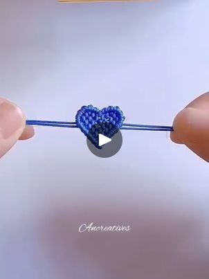 DIY Heart-shaped Braided Bracelet | DIY Heart-shaped Braided Bracelet  #diy #handmade #amazing | By An CreativesFacebook Heart Shape Bracelet, Weaving Macrame, Braided Bracelet Diy, Diy Heart, Braided Bracelet, Bracelet Diy, Heart Gifts, Macrame Bracelets, Heart Bracelet