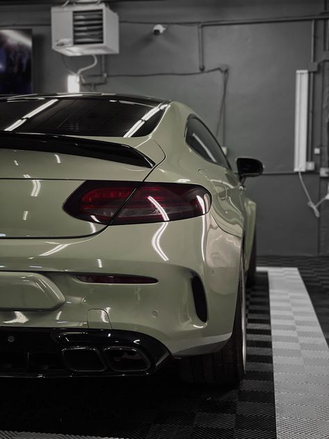 AMG C63s, Mercedes, Car wrap, Khaki Green Amg C63s, Mood 2024, C63s Amg, Mercedes E63, Dream Cars Range Rovers, Dream Whip, Mercedes C300, Dream Cars Mercedes, New Luxury Cars