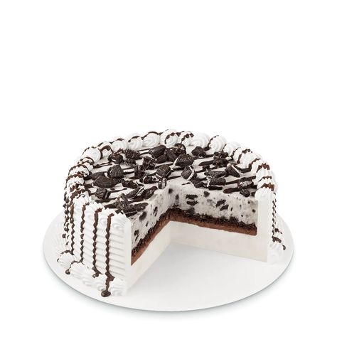 Dairy Queen®. Happy Tastes Good® Oreo Layer Dessert, Oreo Blizzard, Dq Ice Cream Cake, Dq Ice Cream, Layered Dessert Recipes, Dairy Queen Cake, Oreo Cookie Cake, Dairy Queen Ice Cream Cake, Oreo Ice Cream Cake