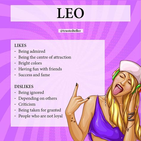 Leo- Likes & Dislikes Sun Aquarius, Virgo Sun, Aquarius Moon, Leo Season, Likes And Dislikes, Power Colors, Zodiac Personalities, Air Signs, Water Signs