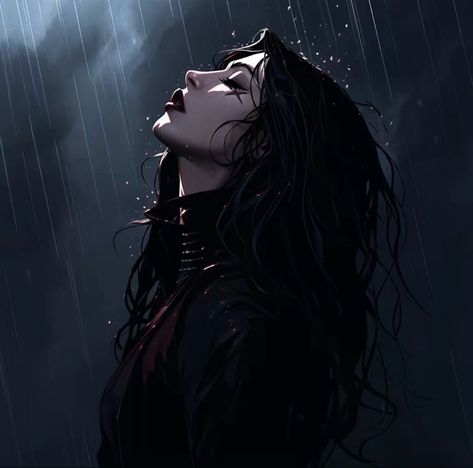 Rain And Thunder, Desenho Tattoo, Goth Aesthetic, Dessin Adorable, Digital Art Anime, Fantasy Inspiration, Digital Art Girl, The Villain, Character Portraits