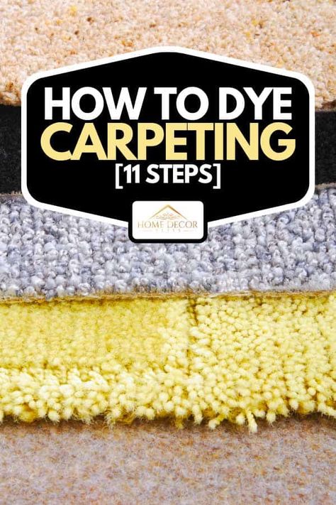 How To Dye Carpet Diy, Bleaching Carpet Diy, Carpet Dyeing Diy, Dye Carpet Diy, Can You Paint Carpet, Paint Carpet Diy, Paint Carpet, Painting Carpet Diy How To, Painted Carpet