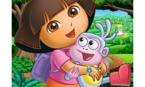 Dora and Boots Halloween Costumes: Dress up as Dora the Explorer or her lovable sidekick Boots the Monkey - isleofhalloween.com Dora And Boots, Dora The Explorer, Cartoon Girl, Wallpapers, Boots