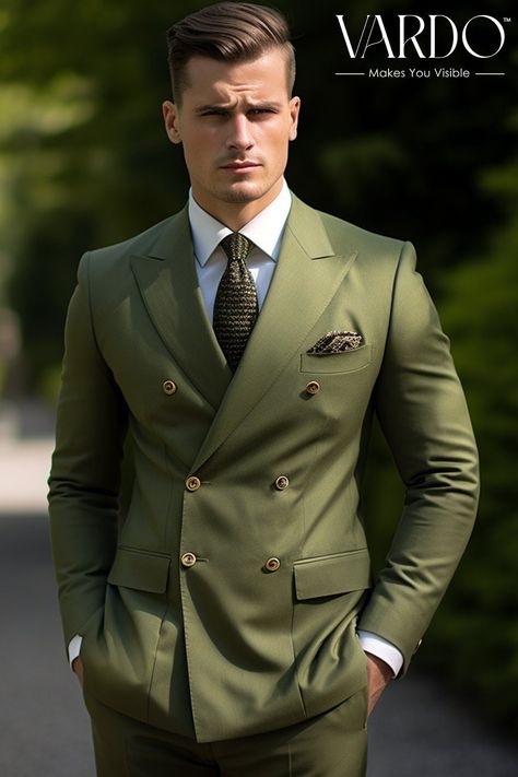 >>ORIGINAL ARTWORK AND CONTENT, PLEASE DO NOT COPY<< Men Suits, Suits For Man, Stylish Men's Khaki Green Double Breasted Suit - Premium Quality Business Attire  , Formal Attire for Men, Formal piece Wedding Suit, Double Breasted, Formal Fashion Slim Fit Suit. Description: Elevate your style with our premium Men's Khaki Green Double Breasted Suit, a perfect blend of classic elegance and contemporary fashion. Crafted with precision, this suit is designed to make a statement on any occasion. 👔 Key Green Double Breasted Suit Men, Men Double Breasted Suit, Green Double Breasted Suit, Green Suit Men, Double Breasted Suit Men, Formal Attire For Men, Stylish Mens Suits, Tailored Fashion, Classy Suits