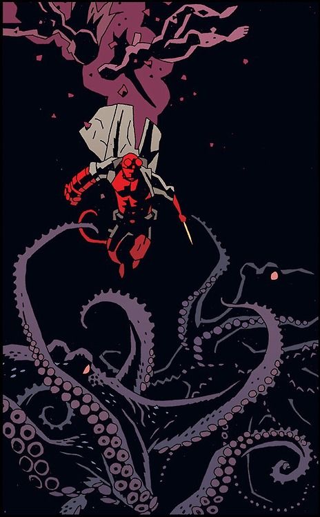 ©Mike Mignola Mignola Art, Hellboy Tattoo, Mike Mignola Art, Hellboy Art, Hell Boy, Mike Mignola, Bd Comics, Dark Horse Comics, Graphic Novels