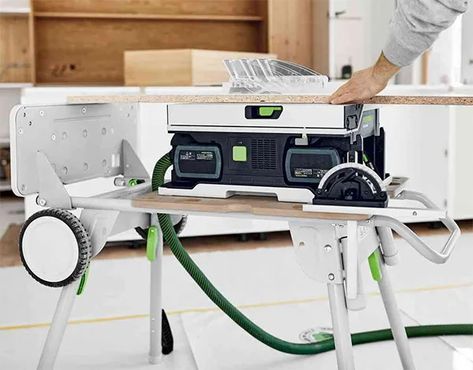 Festool Table Saw, Fold Out Table, Dust Extractor, Cordless Power Tools, Tool Case, Miter Saw, Table Saw