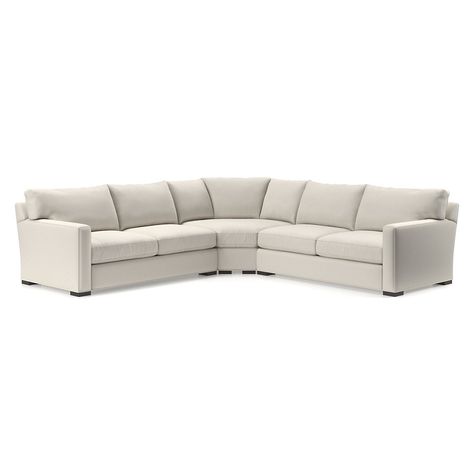 Axis 3-Piece Sectional Sofa + Reviews | Crate and Barrel Crate And Barrel Sectional, 3 Piece Sectional Sofa, Sectional Couches, Sofa Review, Sectional Sofa Couch, 3 Piece Sectional, Sectional Sofas, Living Room Sectional, A Living Room