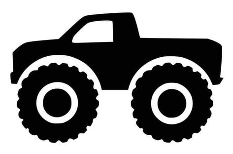 Monster Truck Pumpkin Carving, Truck Clipart Black And White, Monster Truck Party, Monster Trucks Birthday Party, Monster Truck Birthday, Trucks Birthday Party, Lego House, Clipart Black And White, Fathers Day Crafts