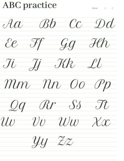 ABC practice Handwriting fonts logos #handwritingfontslogos handwriting fonts #handwritingfonts fonts #fonts font #font 8.374 How To Do Cursive, A In Cursive, Abc Cursive, Abc Practice, Practice Cursive, Cursive Handwriting Fonts, Cursive T, Cute Handwriting Fonts, Cool Handwriting Fonts