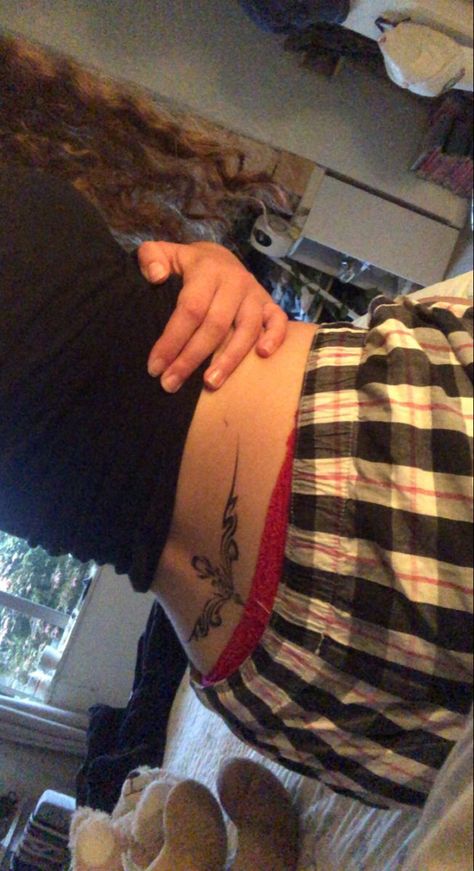 Lower Back Tattoo Aesthetic, Low Back Tattoo, Watermelon Tattoo, Waist Tattoos, Pretty Tattoos For Women, Spiritual Tattoos, Classy Tattoos, Dainty Tattoos, Best Tattoo Designs