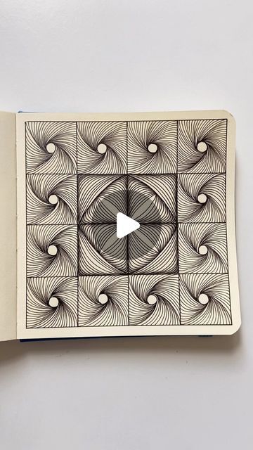 Zentangle Designs Step By Step, 3d Zentangle, Brain Massage, Zendoodle Art, Easy Zentangle Patterns, Abstract Design Pattern, Mom Drawing, Easy Zentangle, Doodle Art For Beginners