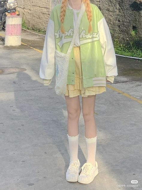 Cute Pastel Outfit, Aesthetic Reference, Oversized Outfits, Kidcore Art, Kawaii Outfit Ideas, Kawaii Outfits, Kawaii Outfit, Oc Outfits, Tshirt Outfit