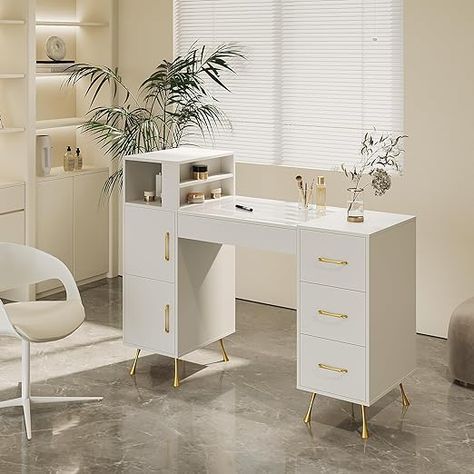 Wall mounted dressing table