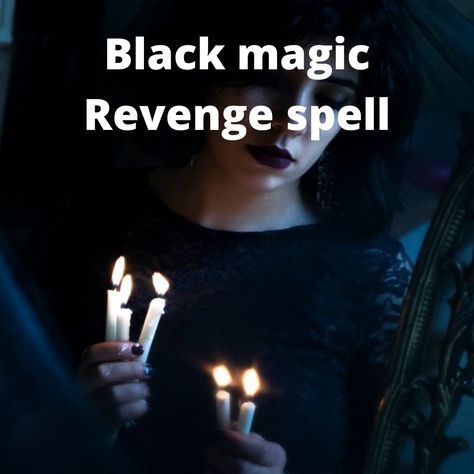 Black Candle Spells, Revenge Ideas, Revenge Spell, Dark Magic Spells, Black Magic Witchcraft, Karma Spell, Spells That Actually Work, Dark Spells, Curse Spells