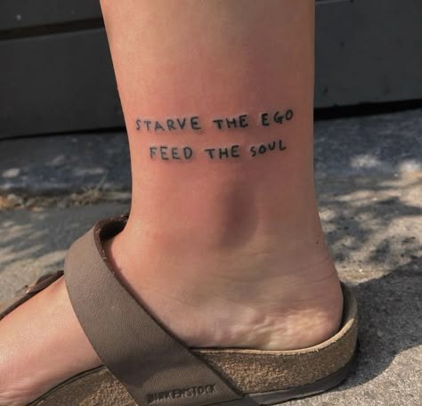 European Son Tattoo, Words Around Knee Tattoo, Knee Tattoos Words, Over The Knee Tattoo Words, Above The Knee Tattoo Quote, Knee Tattoo Words, European Tattoos, Over Knee Tattoo, The World Is Yours Tattoo