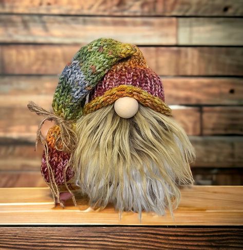 Gnome Tiered Tray, Gnome Diy, Retail Ideas, Fall Gnome, Colorful Hat, Gnome Hat, Gnome Gift, Fall Door Decorations, Nautical Wall Art