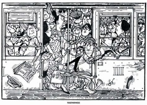 Mario Miranda Mumbai Illustration, Mario Miranda, Cartoon Tips, Micron Pen Art, Train Illustration, Ball Room, Storyboard Illustration, Micron Pen, Indian Illustration