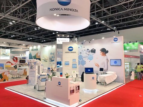 Nice booth managed for Konica Minolta Medical & Graphic Imaging Europe at the Arab Health medical exhibition in Dubai. #teamhoynck #justquality Medical Exhibition Booth, Medical Exhibition, Marketing Words, Konica Minolta, Medical Design, Medical Kit, Medical Technology, Medical Field, Medical Device