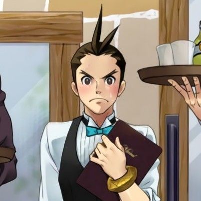 Funny Banner, Apollo Justice, Professor Layton, Phoenix Wright, Ace Attorney, Danganronpa Characters, Cute Profile Pictures, Cute Icons, The Magicians