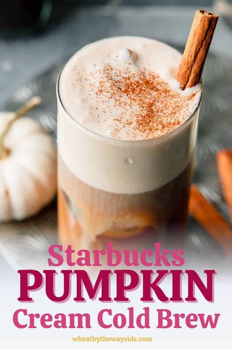 Skip the coffee shop lines and create your own Pumpkin Cream Cold Brew at home! This easy recipe features bold cold brew coffee topped with a delicious pumpkin cream cold foam, making it the ultimate cozy drink for pumpkin spice lovers.