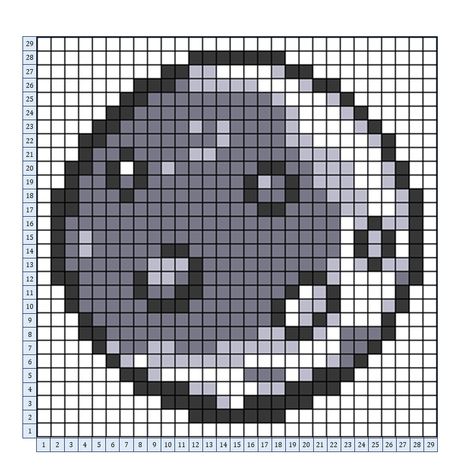 Pixel Art Ideas Pixel Art 30x30 Grid, 30x30 Pixel Art, 32x32 Pixel Art Grid, Pixel Art Tutorial, Moon Tapestry, Cool Pixel Art, Pixel Art Characters, Pixel Crochet, Pixel Art Grid