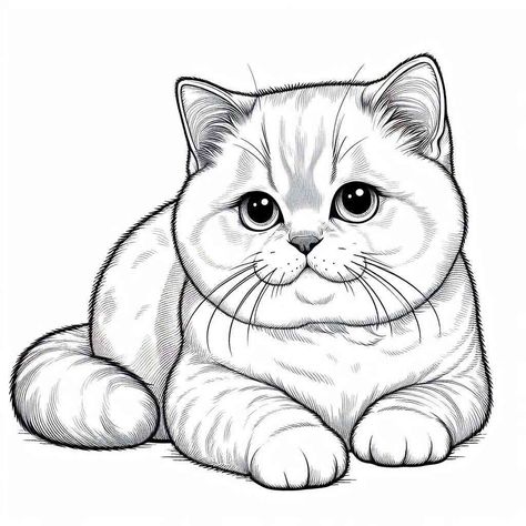 Cats coloring pages Cats Coloring Pages, Cat Coloring Pages, Cutest Pets, Cat Coloring, Popular Cartoons, Cat Coloring Page, Domestic Cat, White Image, Animal Coloring Pages