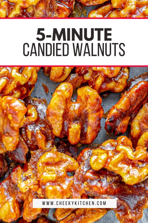 Candied Walnuts Easy For Salad, Candied Walnuts Easy Stovetop, Candy Walnuts Recipe Easy, Candied Nuts Recipe Easy, Candied Walnuts Easy, Walnut Clusters, Walnuts Candied, Spiced Walnuts Recipe, Homemade Jaffa Cakes