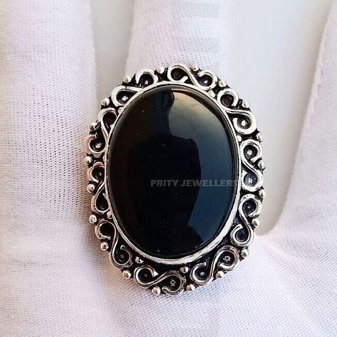 Black onyx ring