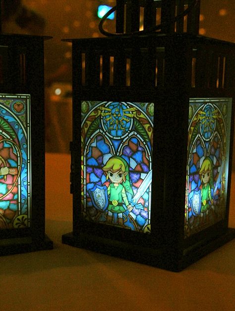 Legend Of Zelda Wedding Centerpieces, Zelda Wedding Ideas, Anime Wedding Ideas, Zelda Party, Video Game Wedding, Zelda Wedding, Gamer Wedding, Nerd Wedding, Glass Lanterns