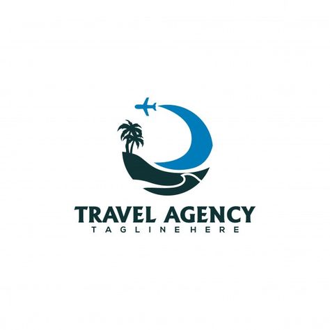 Travel And Tours Logo, Logo Voyage, Transportation Logo, Travel Agency Logo, Agency Logo, Resort Logo, Logo Design Set, Beautiful Logos Design, Online Logo Design