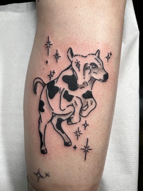 Two Headed Calf Tattoo, Two Headed Calf, Calf Tattoo, Dream Tattoos, Tattoo Idea, Cute Tattoos, Tatting, Tattoos