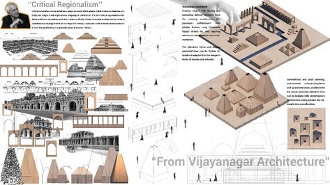 Hampi Cultural & Heritage Interpretation Center / Shiraz Vir Singh | illustrarch Interpretation Centre Concept, Shiraz Architecture, Cultural Center Architecture, Archi Sketches, Interpretation Centre, Architecture Apartment, Architecture References, Residential Architecture Apartment, Exhibition Plan