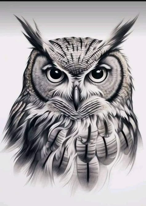 Owl Wolf Tattoo, Urn Tattoo, Owl Tattoo Drawings, Shoulder Cap Tattoo, Waterfall Paintings, Owl Tattoo Design, Owls Drawing, Desenho Tattoo, Owl Tattoo