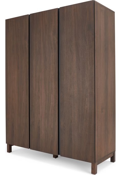 MADE Triple Wardrobe -13% off Walnut. Now on Sale. Wood. Xander Wardrobes Collection from MADE.COM... Cupboard Ideas Bedroom, Loft Flat, Cozy Small Bedrooms, Wooden Wardrobe Design, Grey Sofa Living Room, Triple Wardrobe, Mexico House, Wood Wardrobe, Wardrobe Drawers