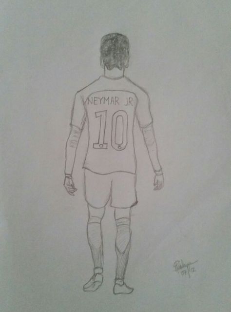 Neymar JR Neymar Jr Drawing Pencil, Neymar Jr Drawing, Jr Neymar, Minion Coloring Pages, Messi Psg, Neymar Jr Wallpapers, Jr Art, Drawing Pencil, Sketches Easy