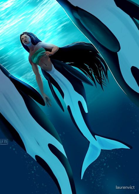 Orca Mermaid, Orca Pod, Whale Art, Orca Whales, Losing A Child, Mermaid Art, Sirens, Whales, Top Artists