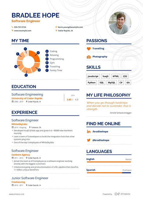 The ultimate 2019 guide for Software Engineer resume examples. 200+ resume templates and advice from 100k resumes. Create your resume fast! Start FREE today! Software Engineer Resume, It Resume, Engineering Resume Templates, Internship Resume, Resume Structure, Job Resume Samples, Engineer Resume, Resume Guide, Engineering Resume